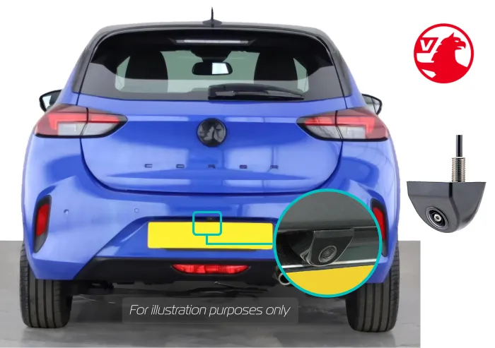 Vauxhall Corsa Reversing Camera Kit Solution for 2024 onwards with AIO (All In One ) Infotainment System. Reversing Camera