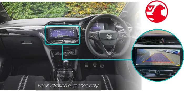 Vauxhall Corsa Reversing Camera Kit Solution for 2024 onwards with AIO (All In One ) Infotainment System