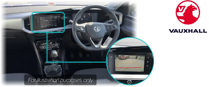 Vauxhall Mokka B  reversing camera solution screen