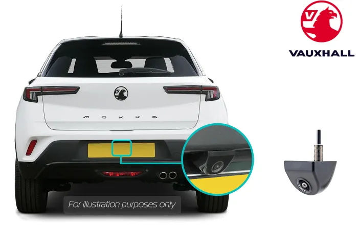 Vauxhall Mokka B reversing rear view camera kit solution