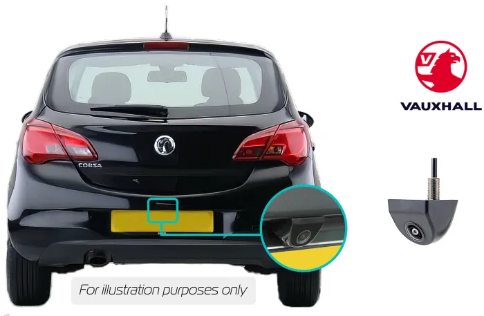 Vauxhall Corsa R4.0 IntelliLink 7" Touch Screen Reversing Camera Kit Solution - Camera