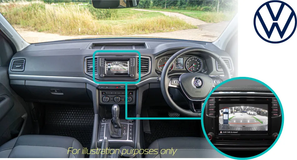 VW_Amarok_reversing _rear-view_camera_kit