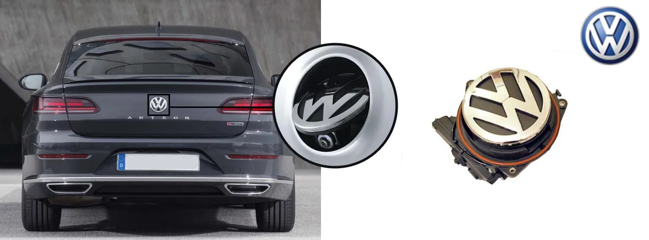 Arteon reversing rear view wedge camera