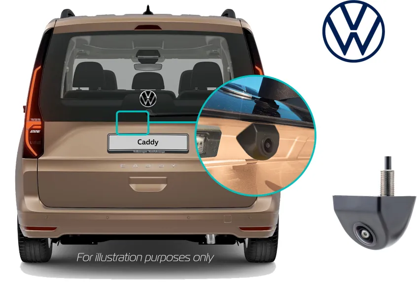 Volkswagen Caddy SB Tail Lift Doors Reversing Rear View Camera VW Camera