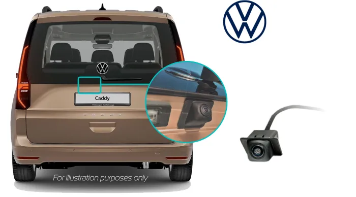 Volkswagen Caddy SB Tail Lift Door Genuine Reversing Rear View Camera VW Camera