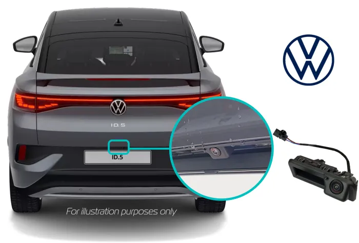 Volkswagen ID.5 Rear View Reversing Camera Kit Solution, Boot Handle camera