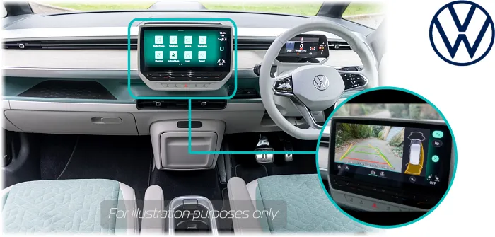 Volkswagen ID.Buzz Cargo Rear View Reversing Camera Kit Solution MIB 3 Screen