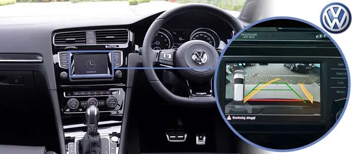 tiguan reversing camera screen