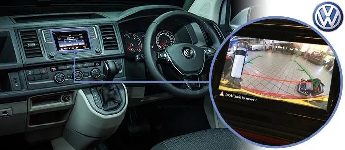 T6 reversing camera screen