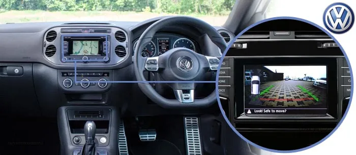 tiguan reversing camera screen