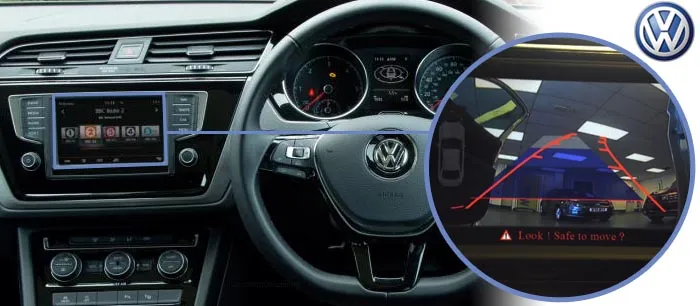 Touran reversing camera screen