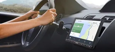 Sony_XAV-AX8050D _Navigate_with_android_auto