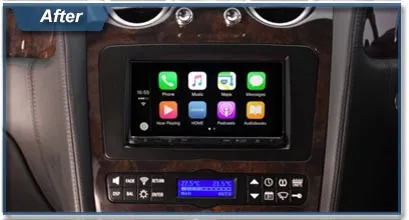 Bantley After Aftermarket Stereo Installation