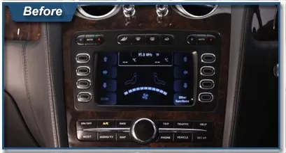 Bentley Before Aftermarket Stereo Installation