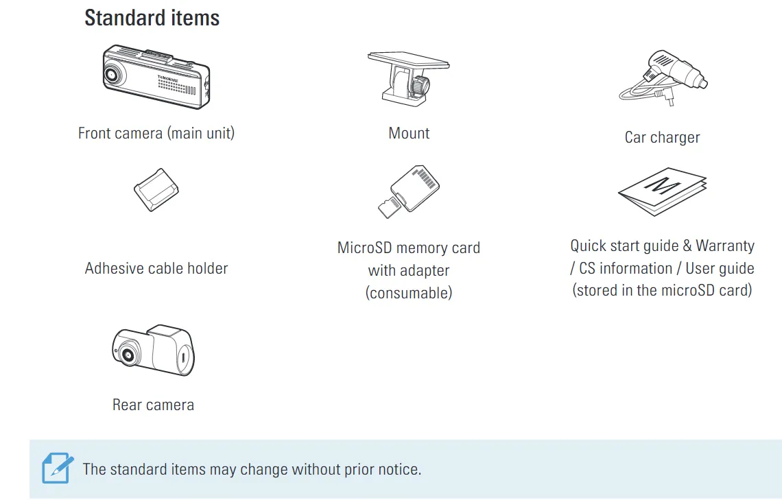 Thinkware-f200-pro-dual-channel-dash-cam-package-components