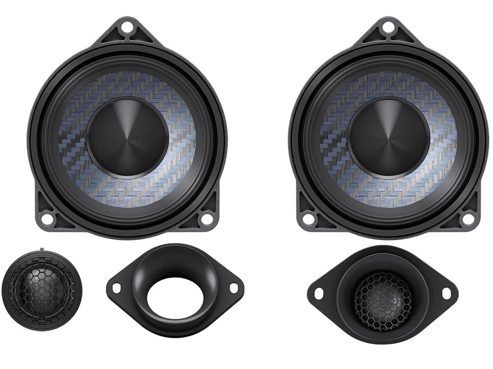 Alpine DP2-40C-B 10 cm (4") Component 2-Way Speakers for BMW 3-Series, 4-Series Alpine DP2-40C-B 10 cm (4") Component 2-Way Speakers for BMW 3-Series, 4-Series