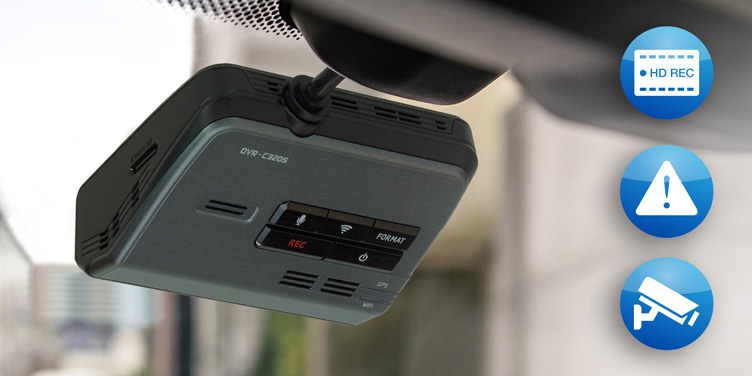 Alpine-ADAS-Dash-Cam_DVR-C320S_Driver-Warnings-and-Support