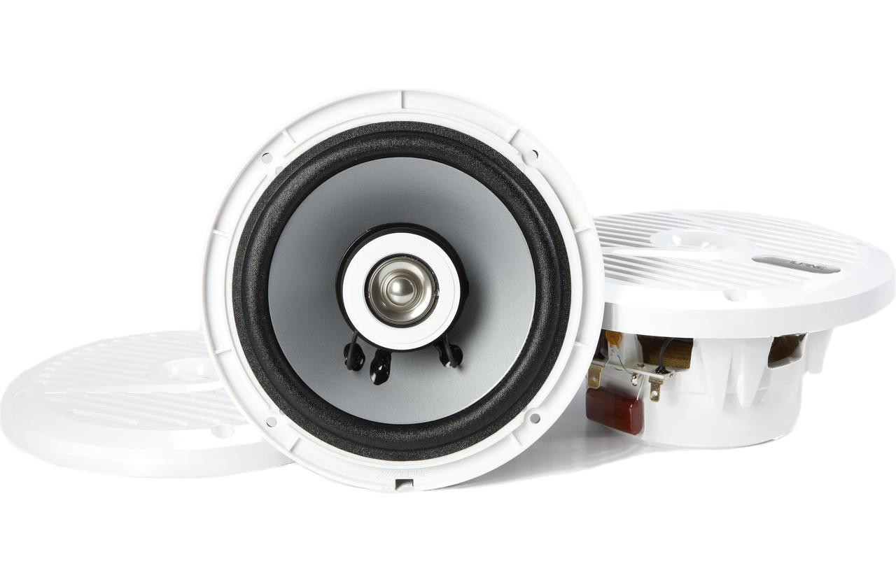Alpine SPS-M601W Marine 16.5 cm 2-Way Coaxial Speakers White Alpine SPS-M601W Marine 16.5 cm 2-Way Coaxial Speakers White