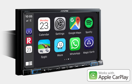Works with Apple CarPlay