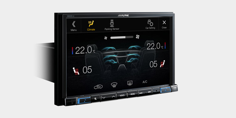 Alpine KIT-8VWTX303 Retains Air Condition Display