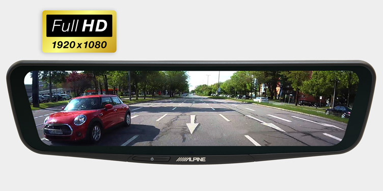 Alpine DME-R1200 See What’s Behind You – In Full HD