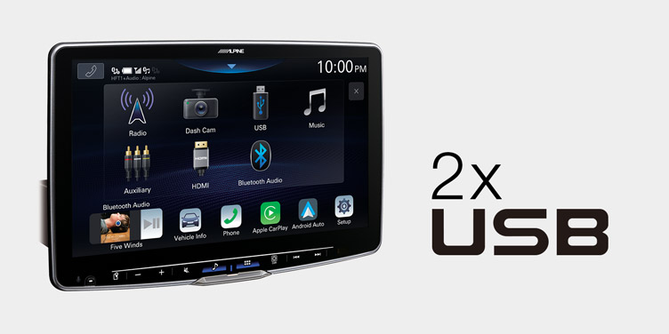 2x USB Ports