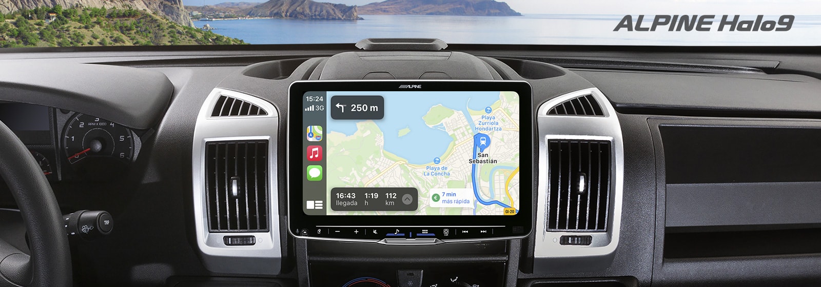 Alpine 2nd Generation Halo9 iLX-F905D DAB+ digital radio, Apple CarPlay and Android Auto