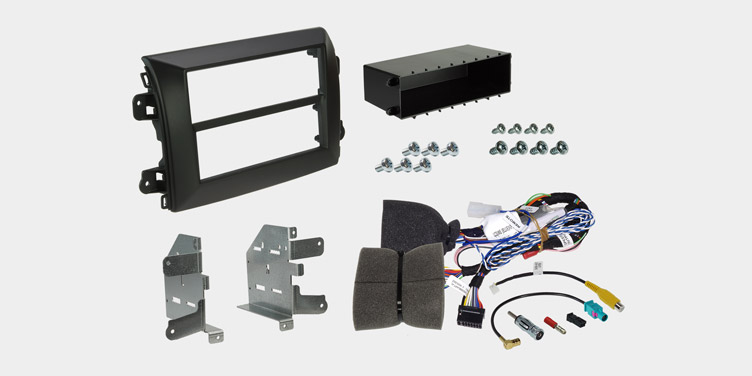 Custom-fit frame and installation brackets for Fiat Ducato 8 included