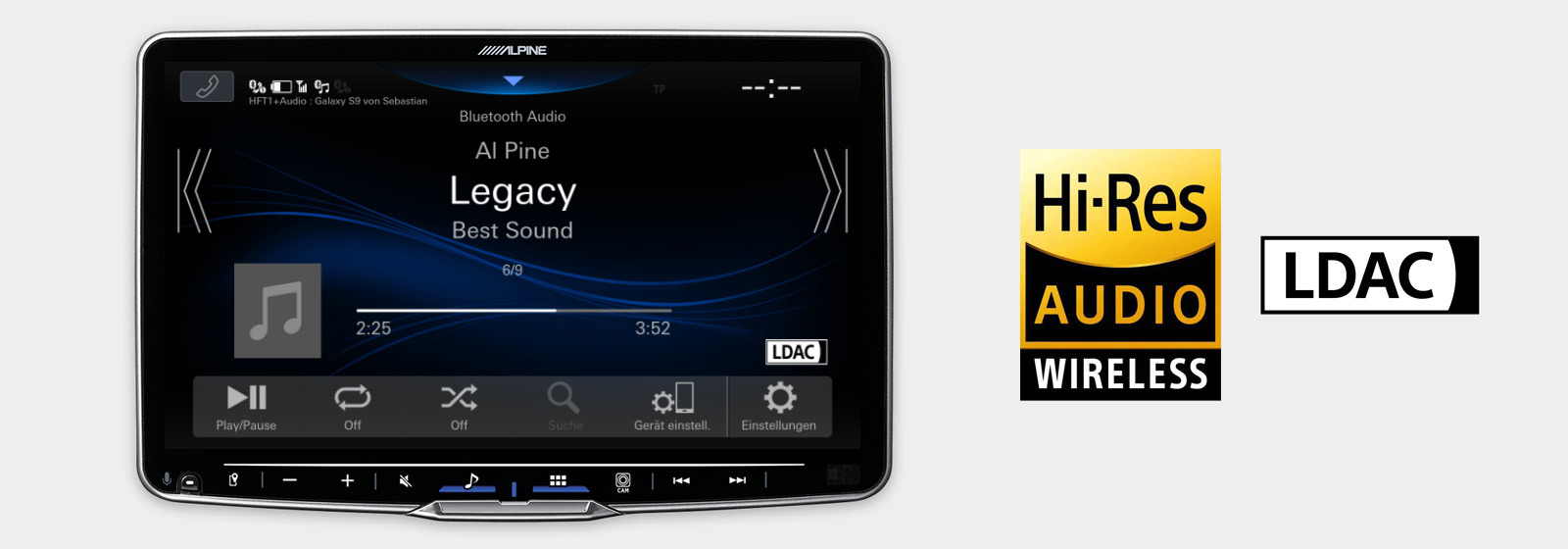 Bluetooth Hi-Res Audio Streaming