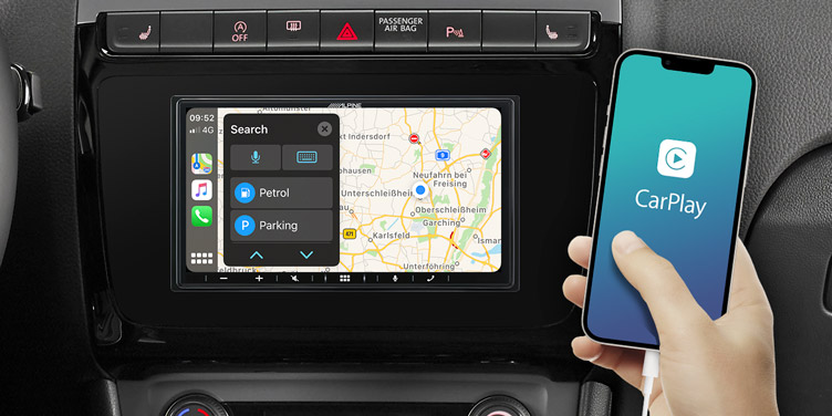 Alpine iLX-W690D 7-inch DAB Radio Easy Online Navigation