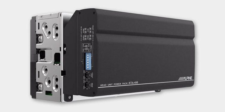 Alpine iLX-W690D 7-inch DAB Radio Power Stacked To Save Space