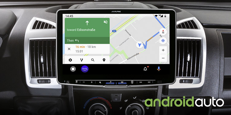 Alpine iLX-F115DU Wide Entertainment & Online Navigation Options