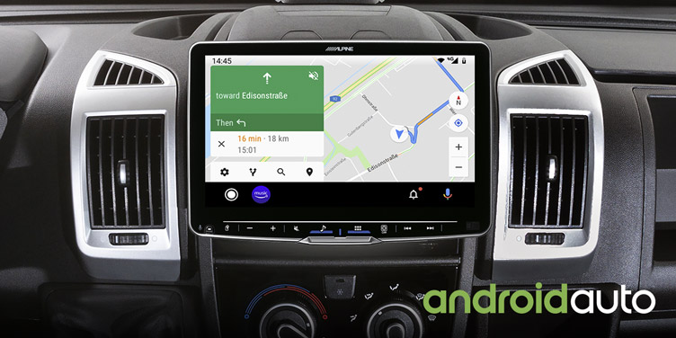 Alpine iLX-F905DU Wide Entertainment & Online Navigation Options