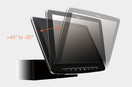 Alpine INE-F904DU Adjustable Display Angle