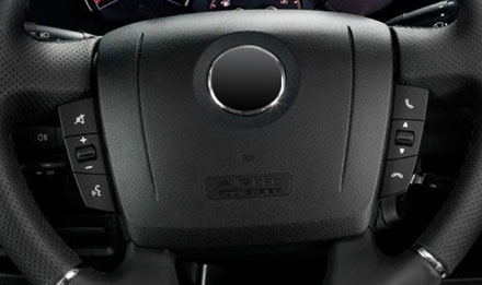 Steering wheel remote buttons