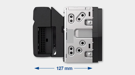 Alpine KTA-450 Power Pack Power stacked with the iLX-W650BT
