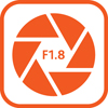  F1.8 aperture lens