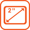 2” screen – intuitive and user friendly