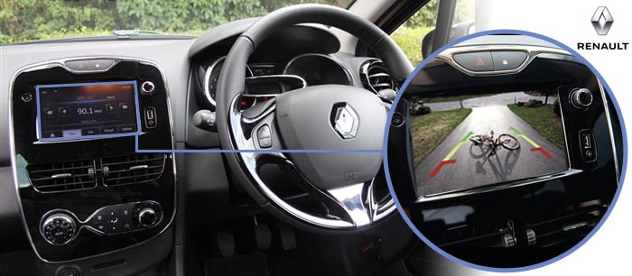 A3 reversing camera screen