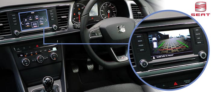 A3 reversing camera screen