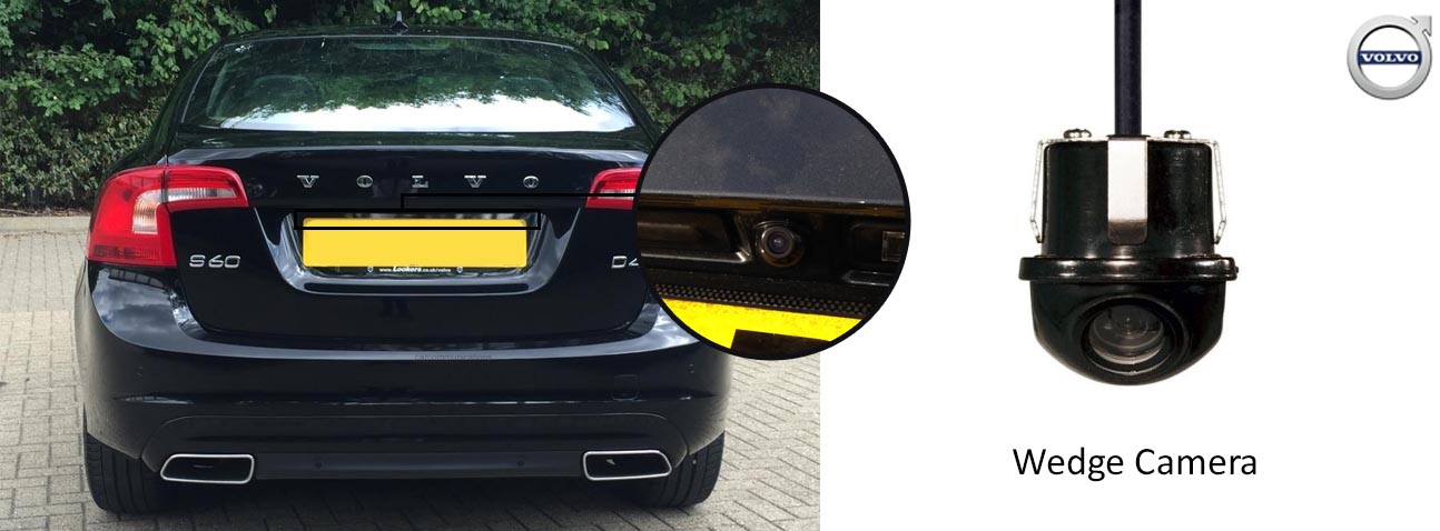 V40 reversing rear view wedge camera