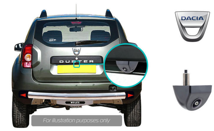 Dacia Duster Rear view reversing camera 