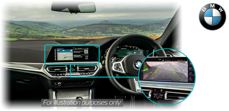 BMW 4-Series G22 Reversing Rear View Camera Screen MGU NBT EVO ID7