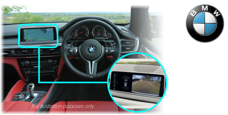 BMW X5 NBT EVO Reversing Rear View Camera Kit Solution