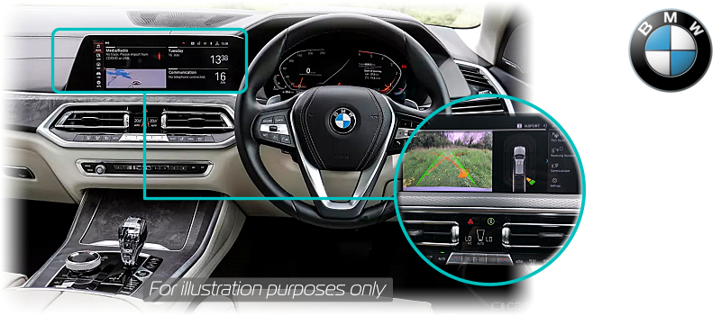 BMW X5 G05 Reversing Rear View Camera Screen MGU NBT EVO ID7