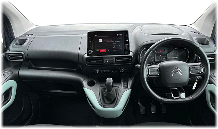 Citroen Berlingo K9 - 8" NAC Integrated Reversing Camera Kit - Dash