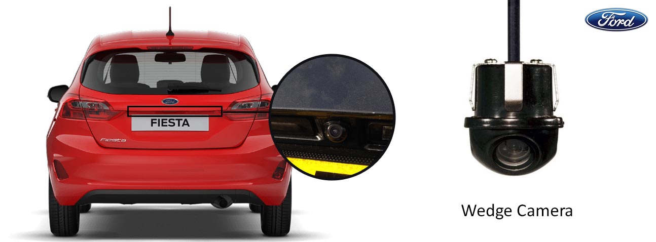 ford focus reversing rear view wedge camera