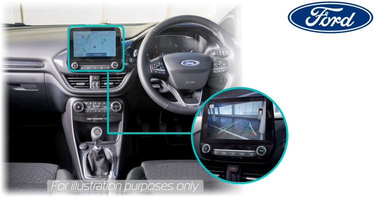 Ford Puma Reversing Camera Kit Solution Ford Sync 2.5 Dynamic Guidelines