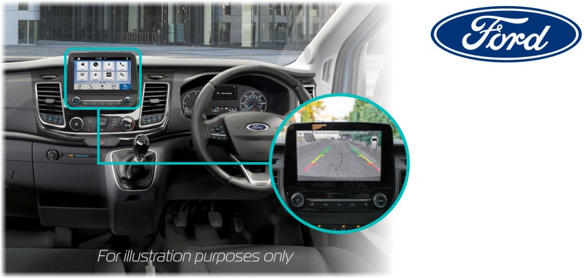Ford Transit SYNC 3 Reversing Camera Kit Solution