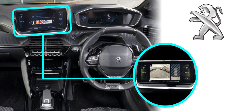 Peugeot-208-reversing-camera-screen